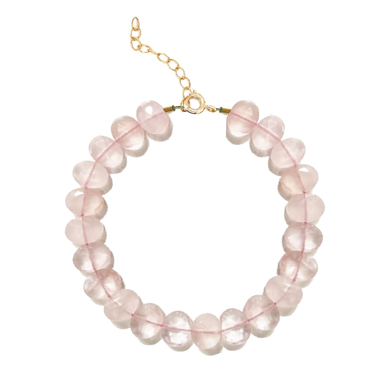 Beaded Gemstone Bracelet - Rose Quartz for Love Bracelet Robyn Canady 