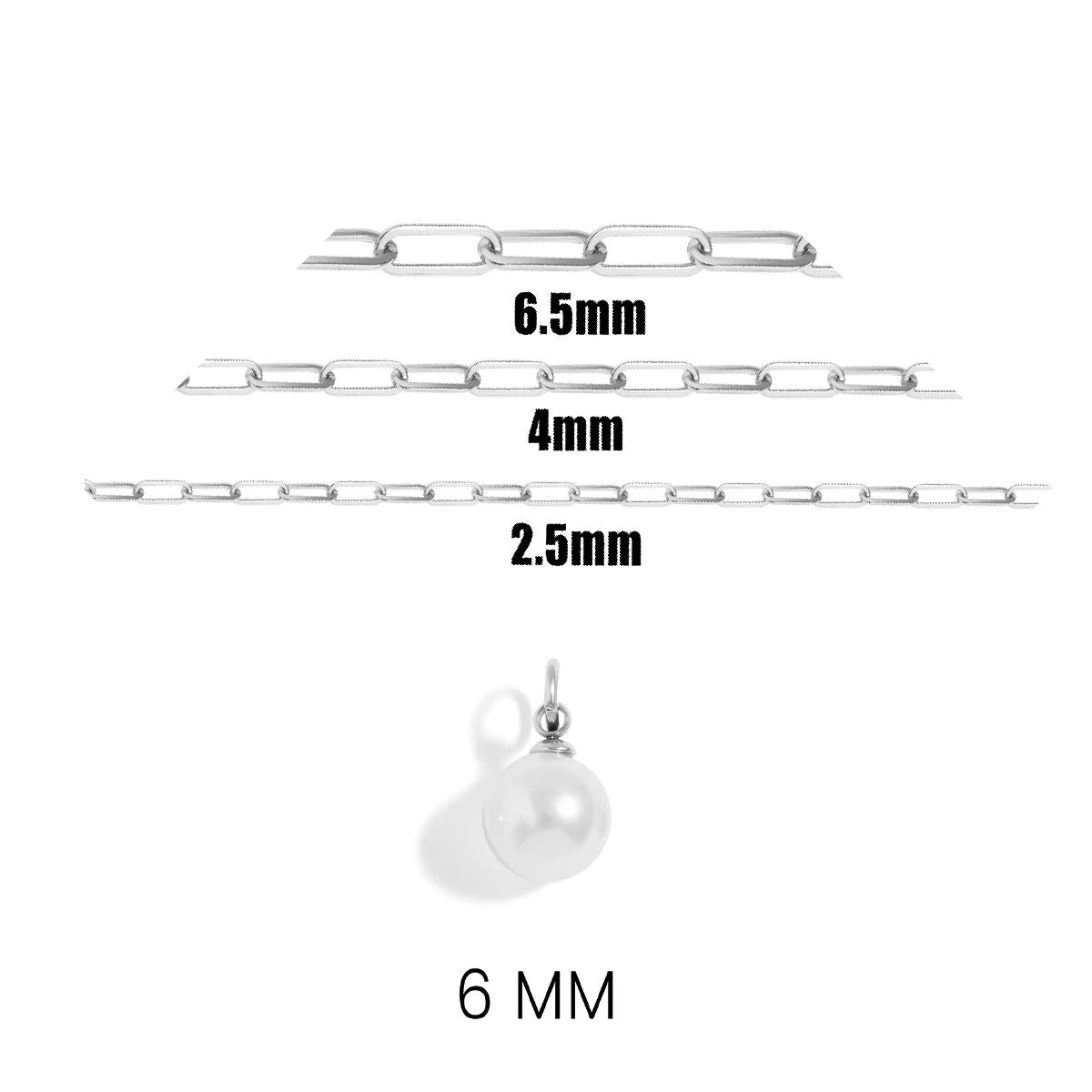 Glass Pearl - 6mm Charm Robyn Canady 