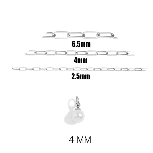 Glass Pearl - 4mm Charm Robyn Canady 