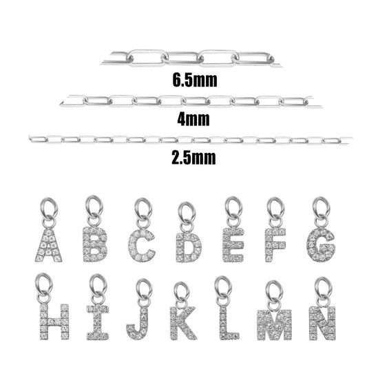 Crystal Initial Charm Robyn Canady 