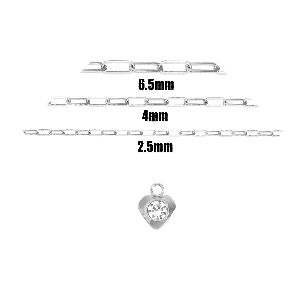 Tiny Crystal Heart Charm Robyn Canady 