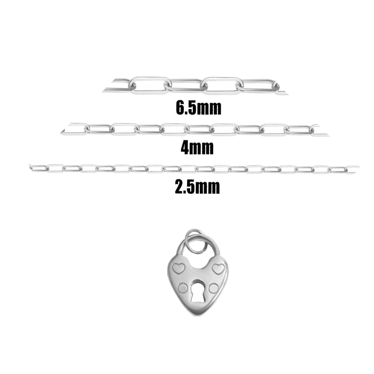 Heart Padlock 3 Charm Robyn Canady 