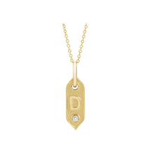 Load image into Gallery viewer, Personalized Initial Diamond Necklace Robyn Canady 
