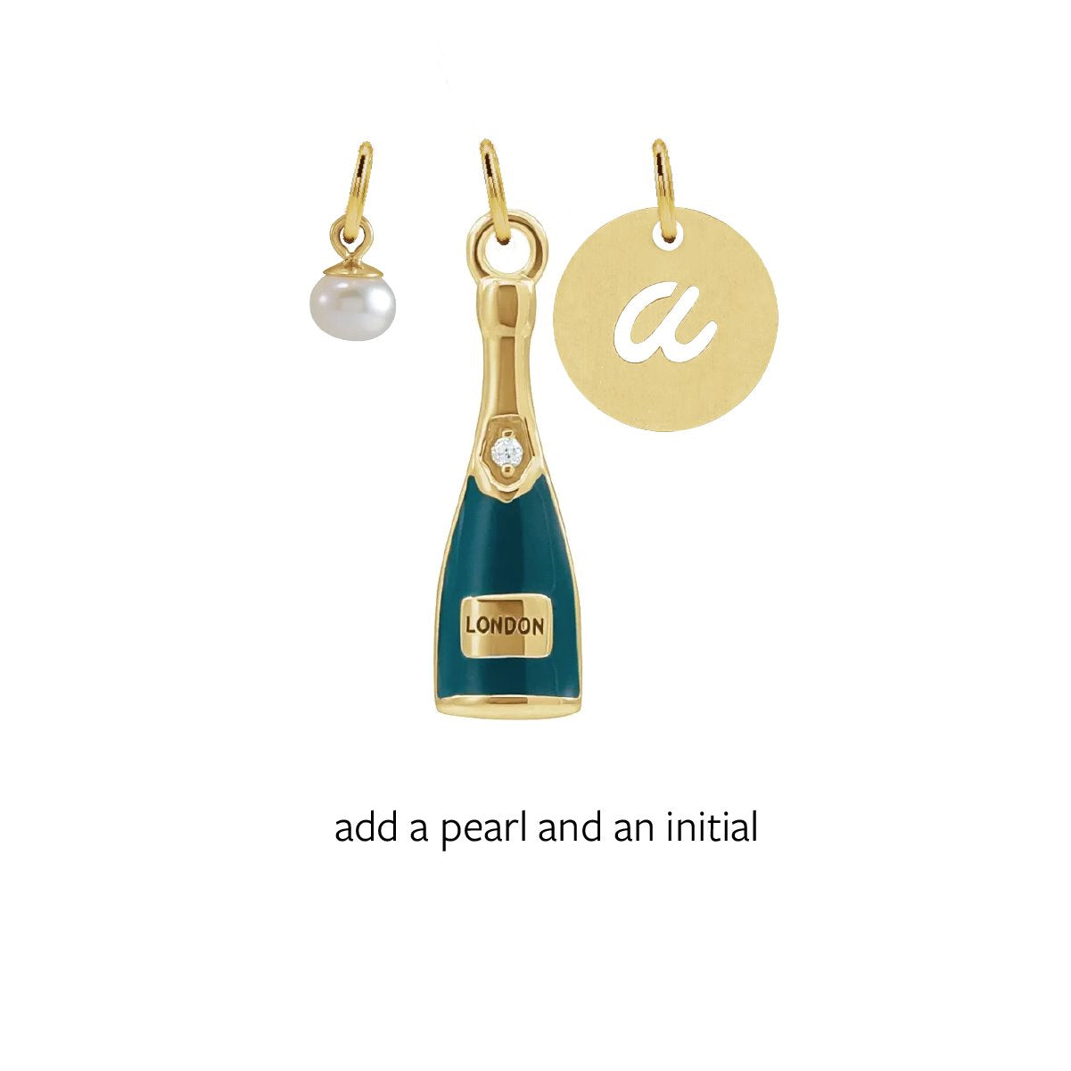 Charm Collection - For the Party Girl Robyn Canady Charm Only Add a Pearl and Initial 
