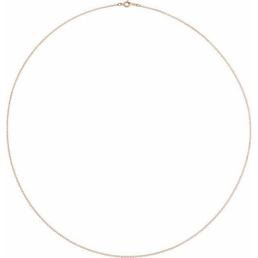 14K Rose Gold Filled Fine Cable Chain Robyn Canady 