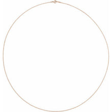 Load image into Gallery viewer, 14K Rose Gold Filled Fine Cable Chain Robyn Canady 
