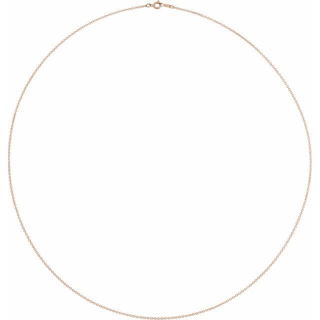 14K Rose Gold Filled Fine Cable Chain Robyn Canady 