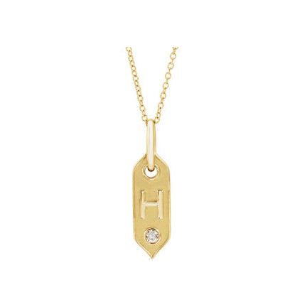 Personalized Initial Diamond Necklace Robyn Canady 