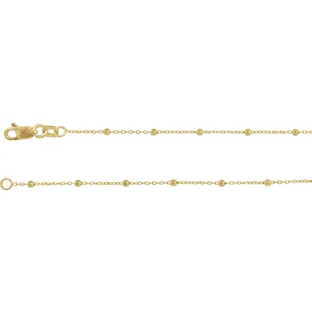 14K Faceted Layering Necklace Robyn Canady 