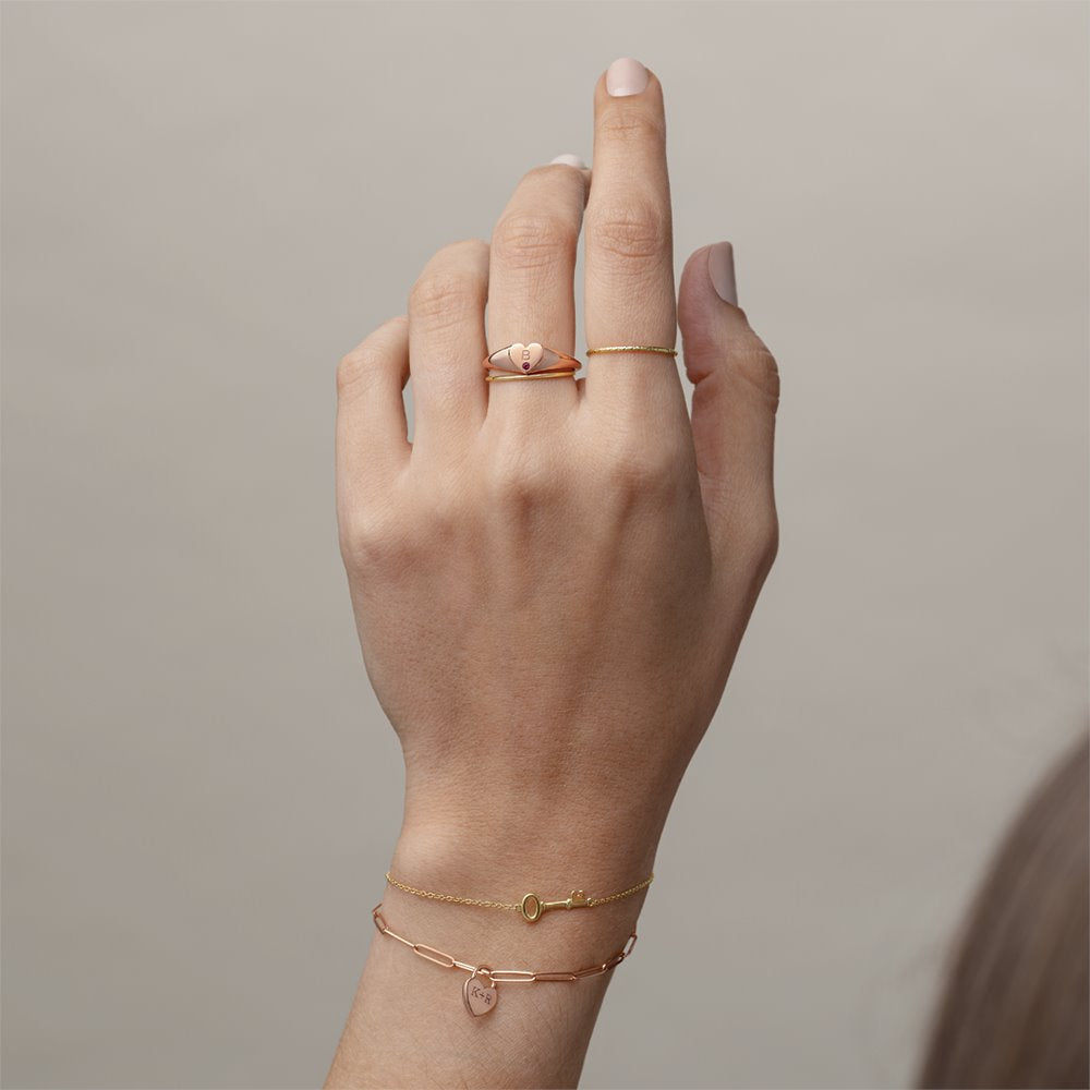 14K Thin Stacking Ring Robyn Canady 