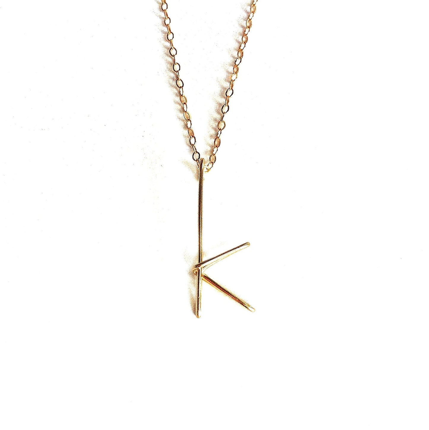 Handmade Initial Necklace Robyn Canady k 14K Gold Filled 