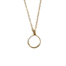 Load image into Gallery viewer, Handmade Initial Necklace Robyn Canady o 14K Gold Filled 
