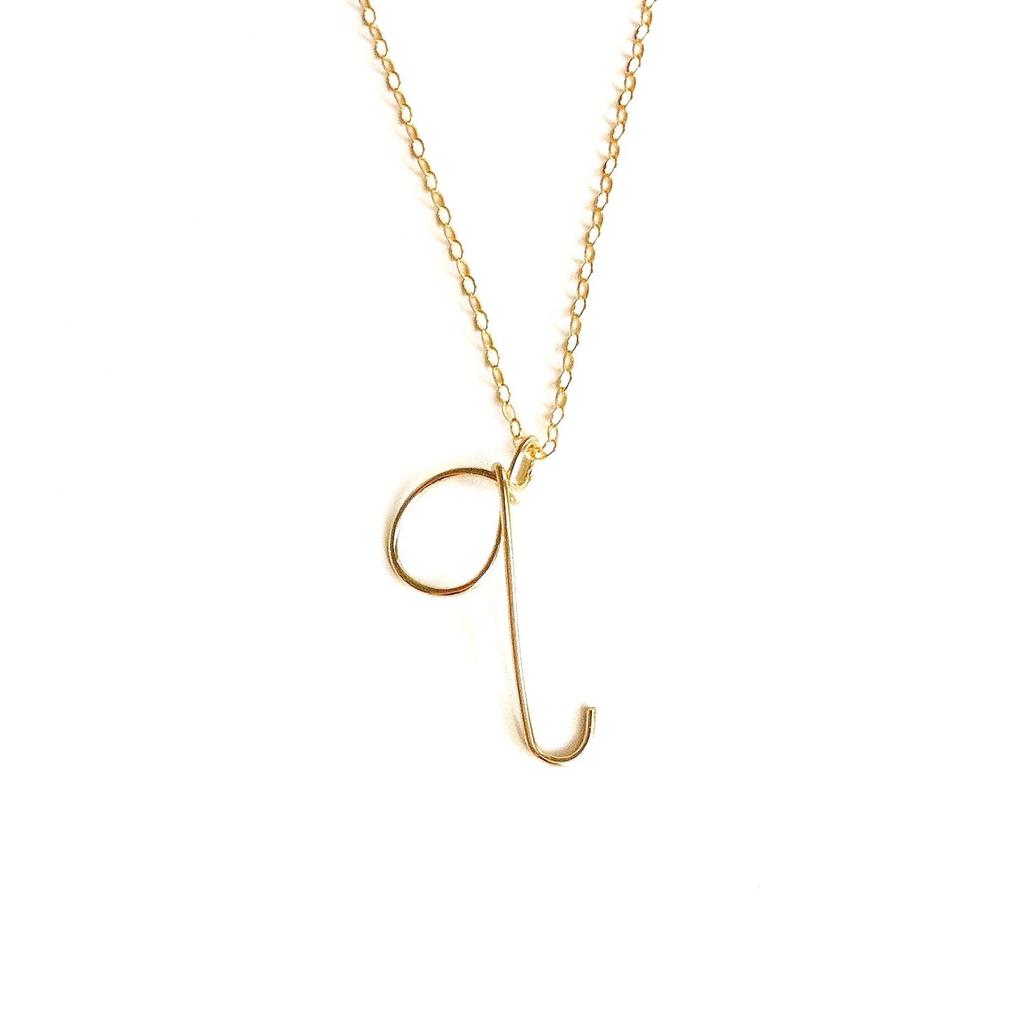 Handmade Initial Necklace Robyn Canady q 14K Gold Filled 