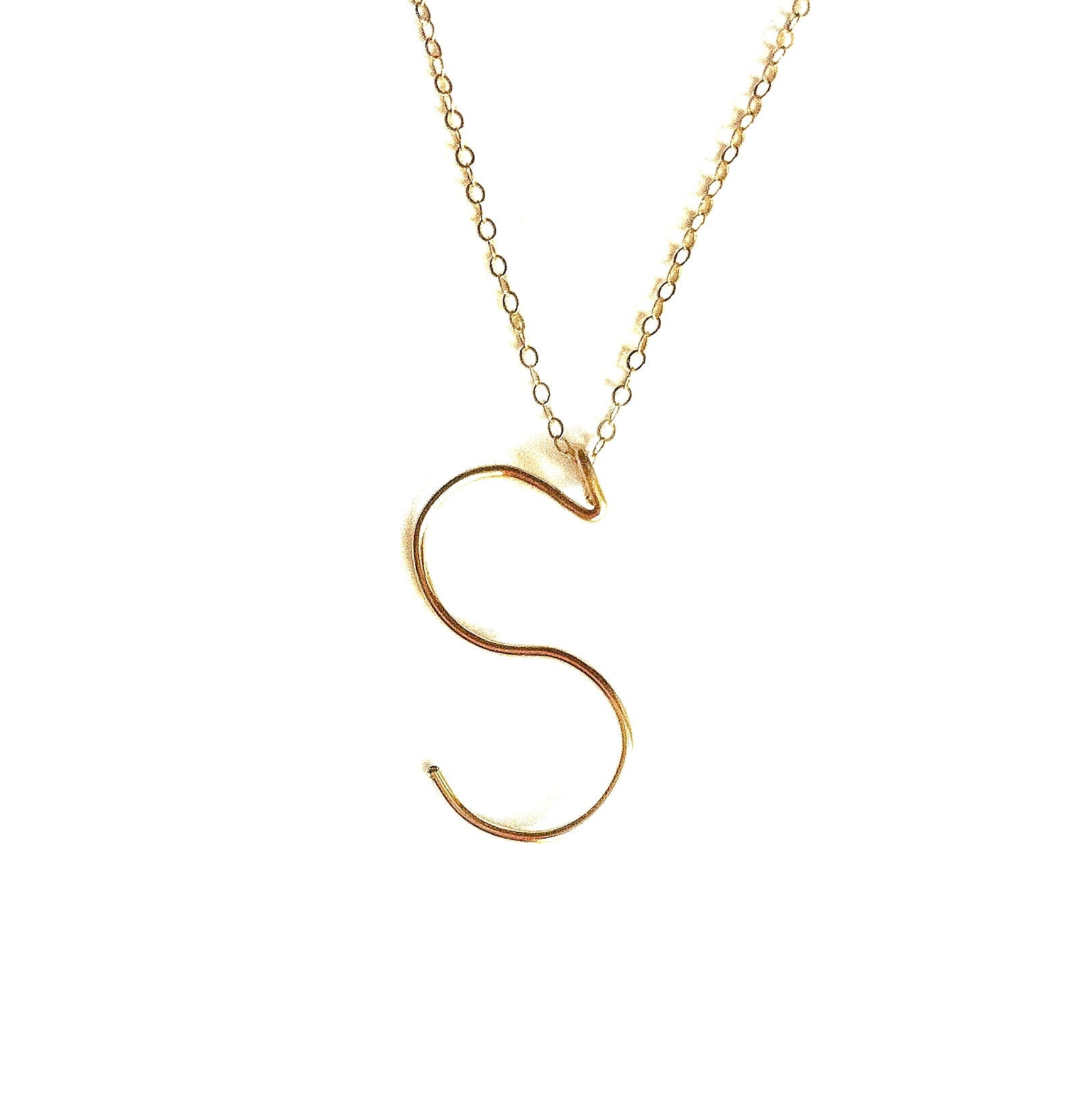 Handmade Initial Necklace Robyn Canady s 14K Gold Filled 