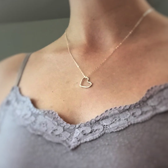 Floating Heart Necklace Robyn Canady 