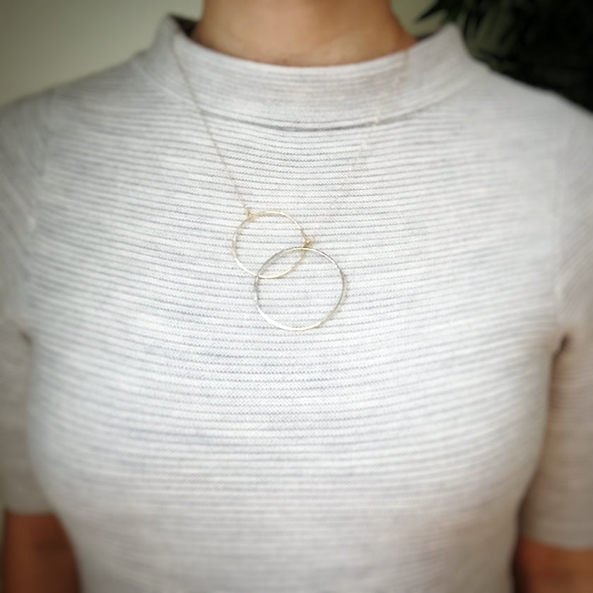 Signature Double Circle Necklace Robyn Canady 