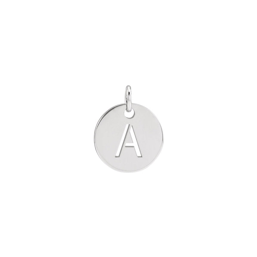 Initial Medallion Necklace Robyn Canady A Sterling Silver 
