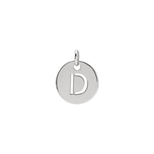 Load image into Gallery viewer, Initial Medallion Necklace Robyn Canady D Sterling Silver 
