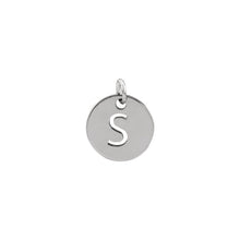 Load image into Gallery viewer, Initial Medallion Necklace Robyn Canady S Sterling Silver 

