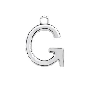 Initial Pendant Necklace - Sterling Silver Robyn Canady G Sterling Silver 