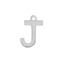 Load image into Gallery viewer, Initial Pendant Necklace - Sterling Silver Robyn Canady J Sterling Silver 
