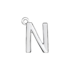 Initial Pendant Necklace - Sterling Silver Robyn Canady N Sterling Silver 