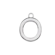 Load image into Gallery viewer, Initial Pendant Necklace - Sterling Silver Robyn Canady O Sterling Silver 
