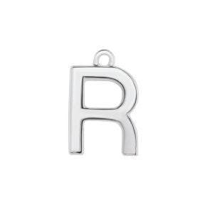 Initial Pendant Necklace - Sterling Silver Robyn Canady R Sterling Silver 