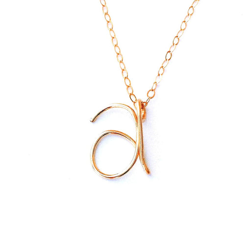 Handmade Initial Necklace Robyn Canady a 14K Gold Filled 