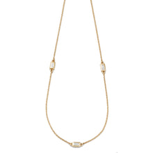 Load image into Gallery viewer, 14K Diamond Baguette Layering Necklace Robyn Canady 
