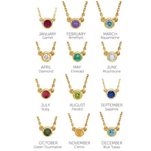Load image into Gallery viewer, Your Birthstone + Your Cat&#39;s Birthstone (2 Cats) Necklace Robyn Canady 
