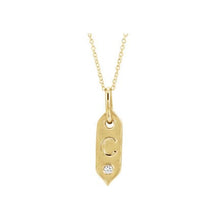 Load image into Gallery viewer, Personalized Initial Diamond Necklace Robyn Canady 

