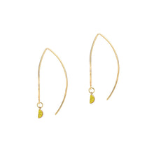 Load image into Gallery viewer, 14K Citrus Splash Long Drop Earrings, 2 color options Robyn Canady 
