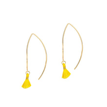 Load image into Gallery viewer, Citrus Splash Long Tassel Earrings, 3 color options Robyn Canady 

