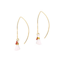 Load image into Gallery viewer, 14K Citrus Splash Long Drop Tassel Earrings, 2 color options Robyn Canady 
