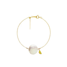 Load image into Gallery viewer, Freshwater Pearl &amp; 14K Citrus Splash Bracelet, 2 color options Robyn Canady 
