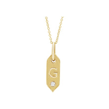 Load image into Gallery viewer, Personalized Initial Diamond Necklace Robyn Canady 
