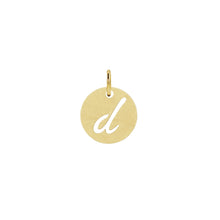 Load image into Gallery viewer, 14K Solid Gold Script Initial Necklace Necklace Robyn Canady 14K Gold Filled d 

