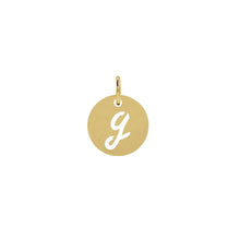 Load image into Gallery viewer, 14K Solid Gold Script Initial Necklace Necklace Robyn Canady 14K Gold Filled g 
