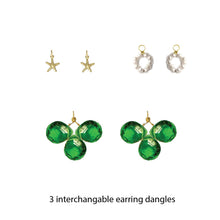 Load image into Gallery viewer, Gemmy Earring Travel Bundle in Leprechaun - 8 different interchangable looks Robyn Canady 
