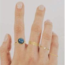 Load image into Gallery viewer, 14K Gemmy Ring in London Blue Topaz Robyn Canady 
