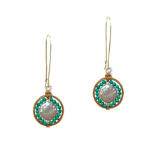 Load image into Gallery viewer, Gemstone Medallion Earrings - Turquoise Robyn Canady 
