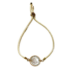Load image into Gallery viewer, Gemstone Medallion Bracelet - Aquamarine Robyn Canady 
