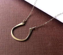 Load image into Gallery viewer, Lucky Horseshoe Necklace Robyn Canady 
