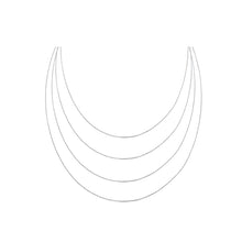 Load image into Gallery viewer, Layer it up! Sterling Silver - Set of 4 layering chains Robyn Canady 
