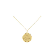 Load image into Gallery viewer, 14K Love Medallion Necklace Robyn Canady 
