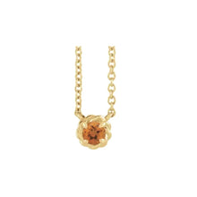 Load image into Gallery viewer, 14K Tiny Citrine Necklace Robyn Canady 
