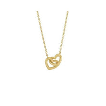 Load image into Gallery viewer, Tiny Hearts Necklace Robyn Canady 14K Gold 16&quot; 
