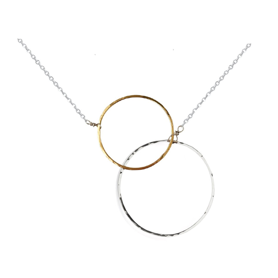 Large Signature Double Circle Necklace Robyn Canady 