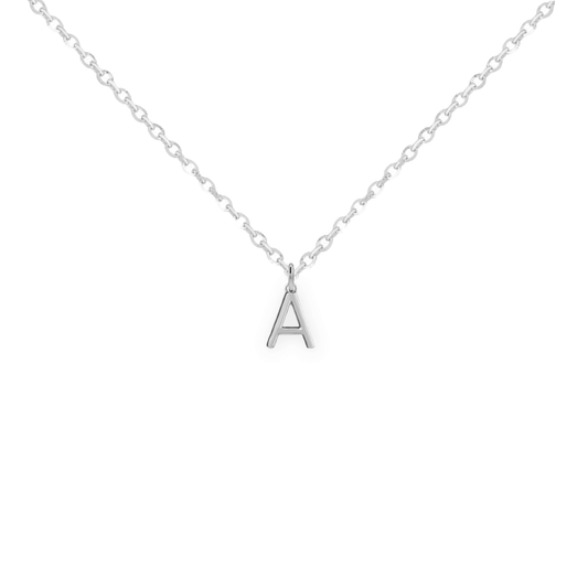 Initial Pendant Necklace - Sterling Silver Robyn Canady 